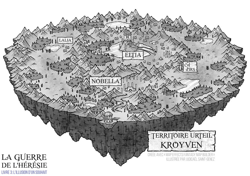 La Guerre De l'Heresie Carte Spiegel